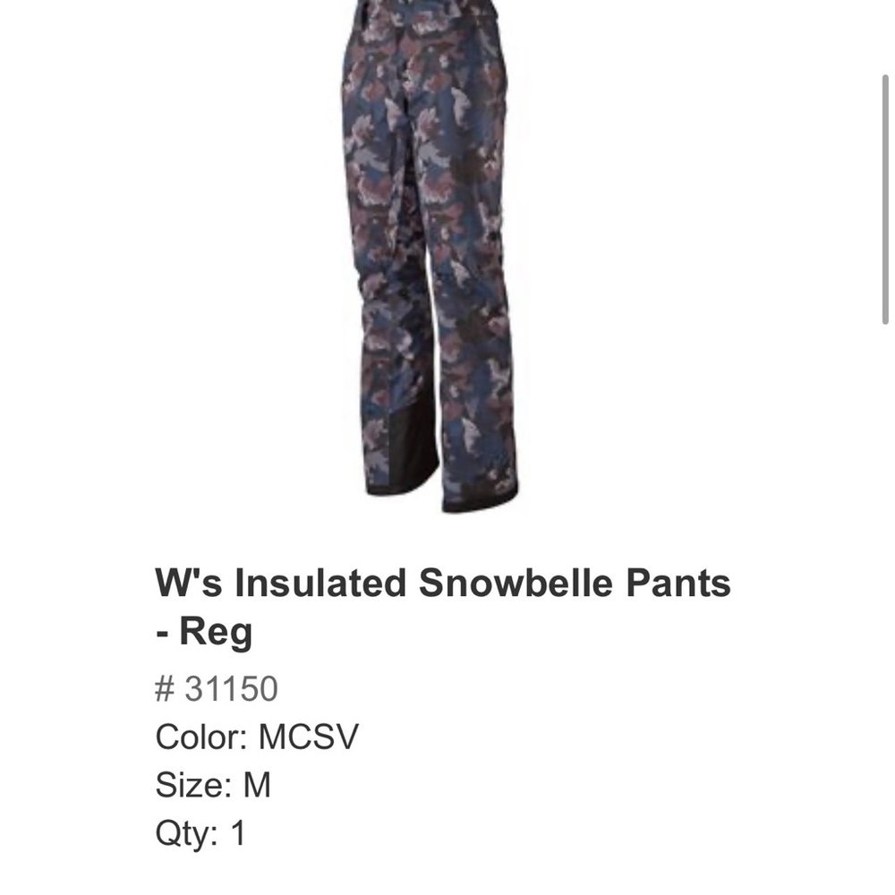 Patagonia insulated Snowbelle Snowpants with Recco - Medium